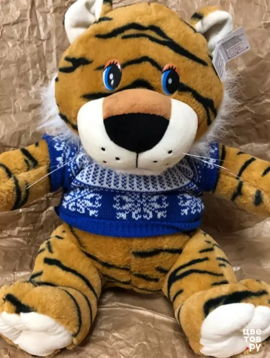Мягкая Игрушка Тигр в свитере