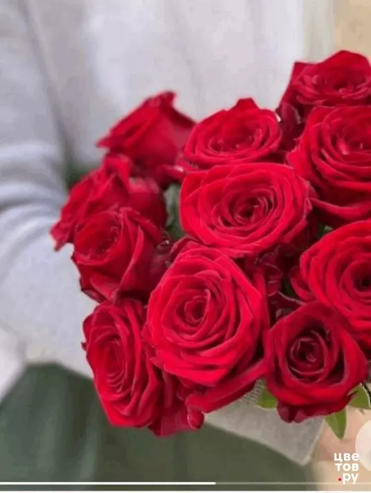 Букет красных роз 