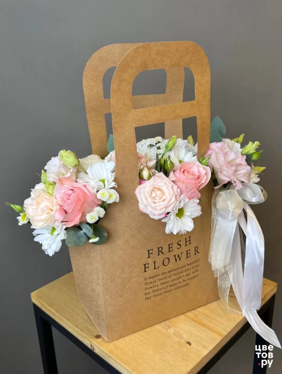 Цветы в сумочке Flower Bag