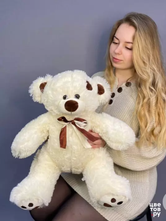 Медведь белый 65 см
