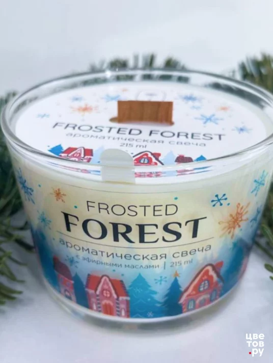 Ароматическая новогодняя свеча Frosted forest